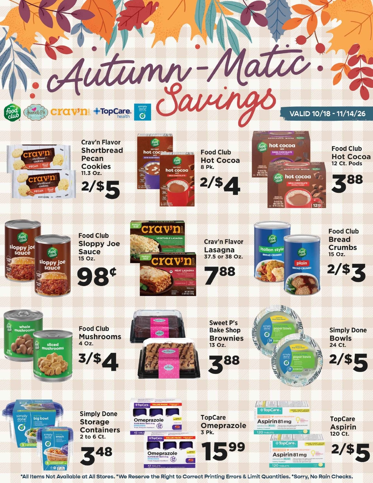 Gempeler's Supermarket Weekly Ad October 18 - November 14, 2026