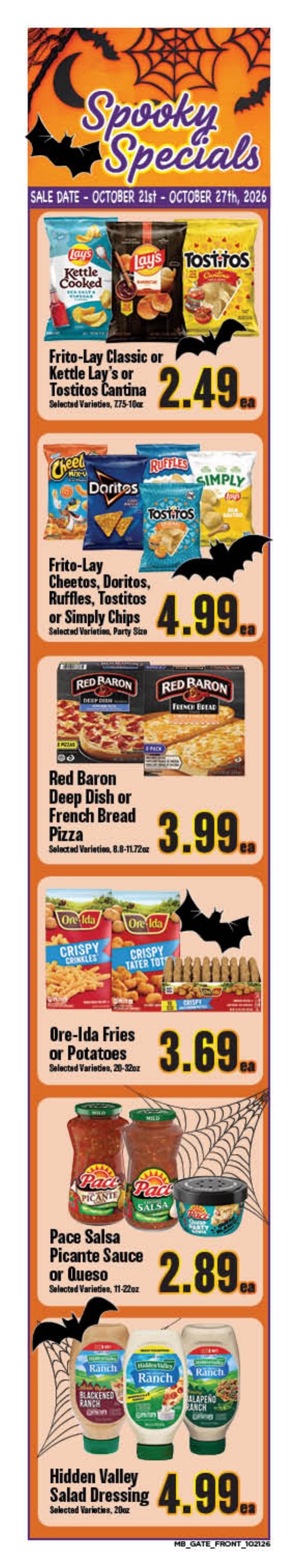 Market Basket (Many, LA) Weekly Ad October 21 - 27, 2026