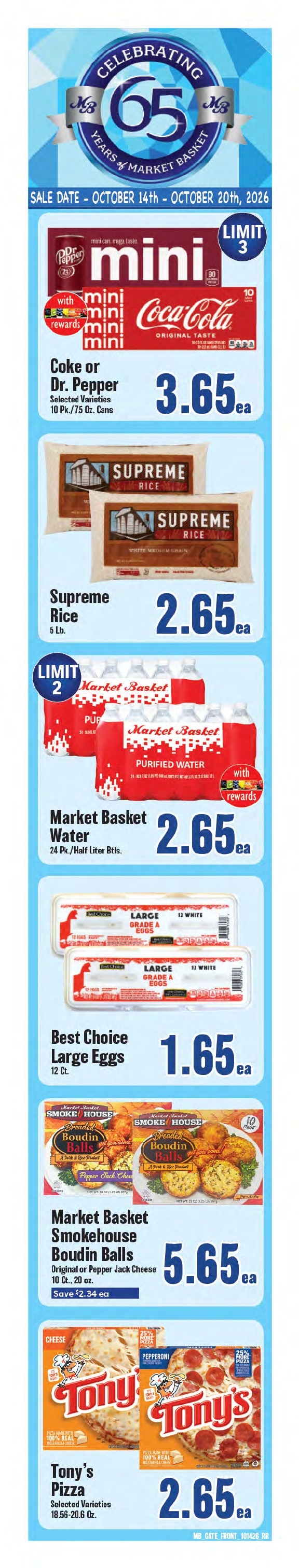 Market Basket (Texas) Weekly Ad October 14 - 20, 2026