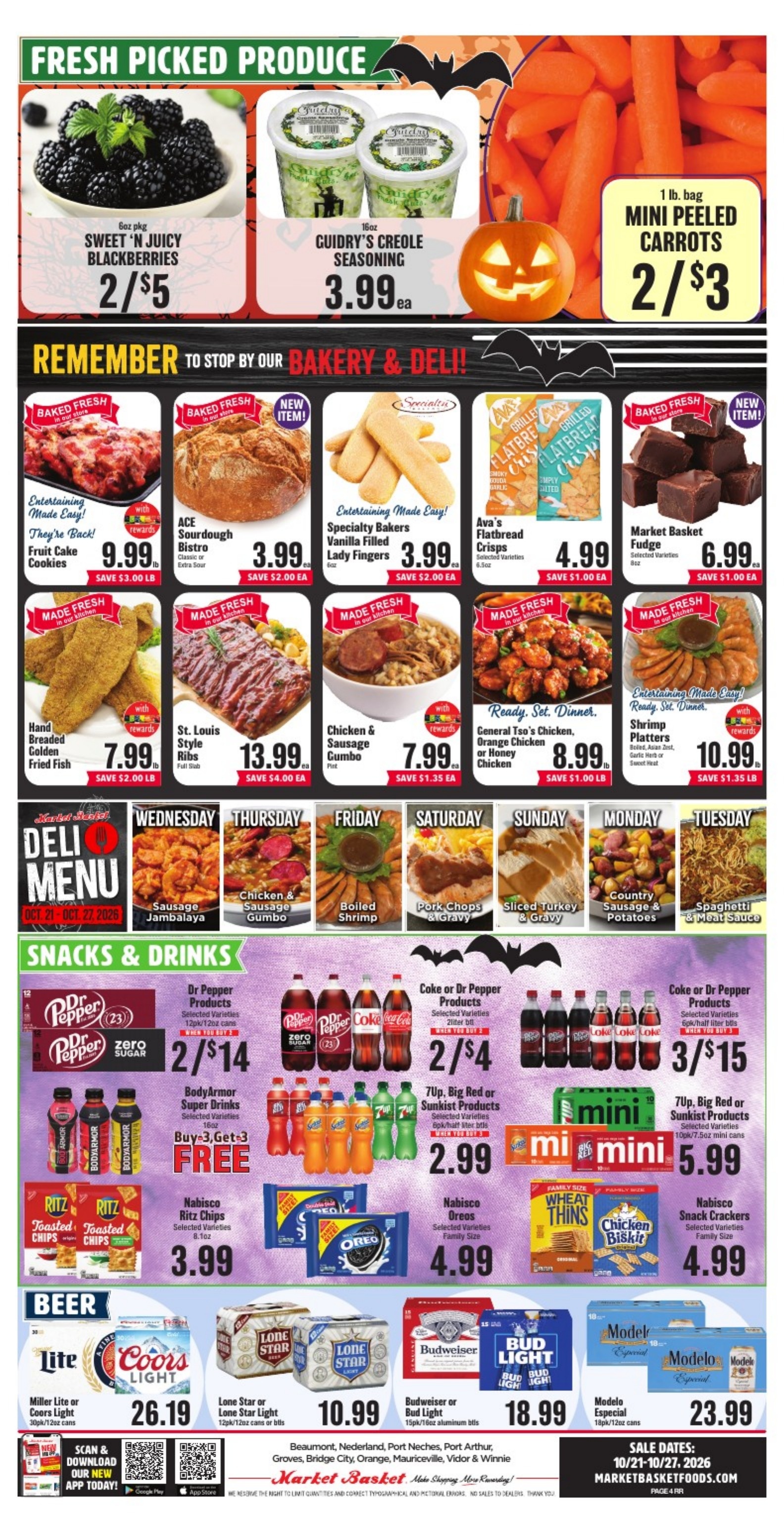 Market Basket (Texas) Weekly Ad October 21 - 27, 2026