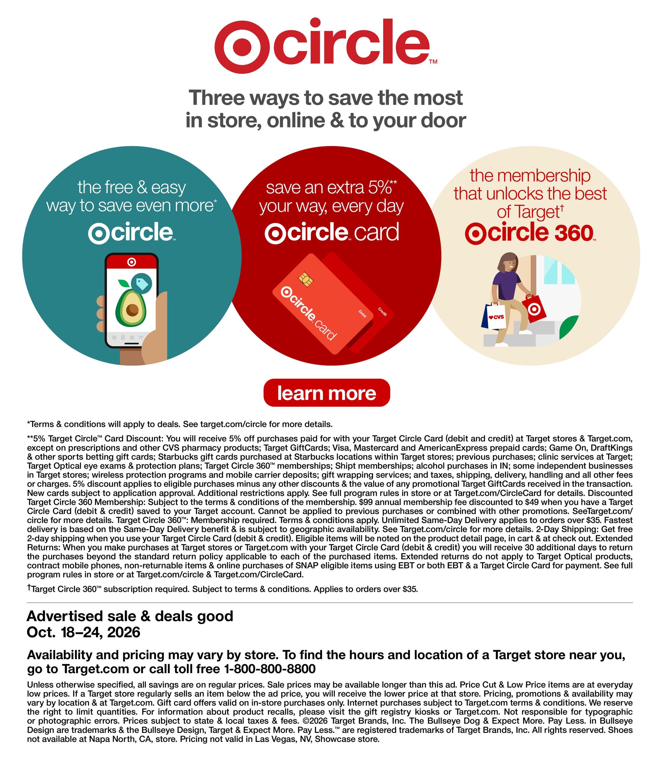 Target (Boca Raton Area, FL) Weekly Ad October 18 - 24, 2026