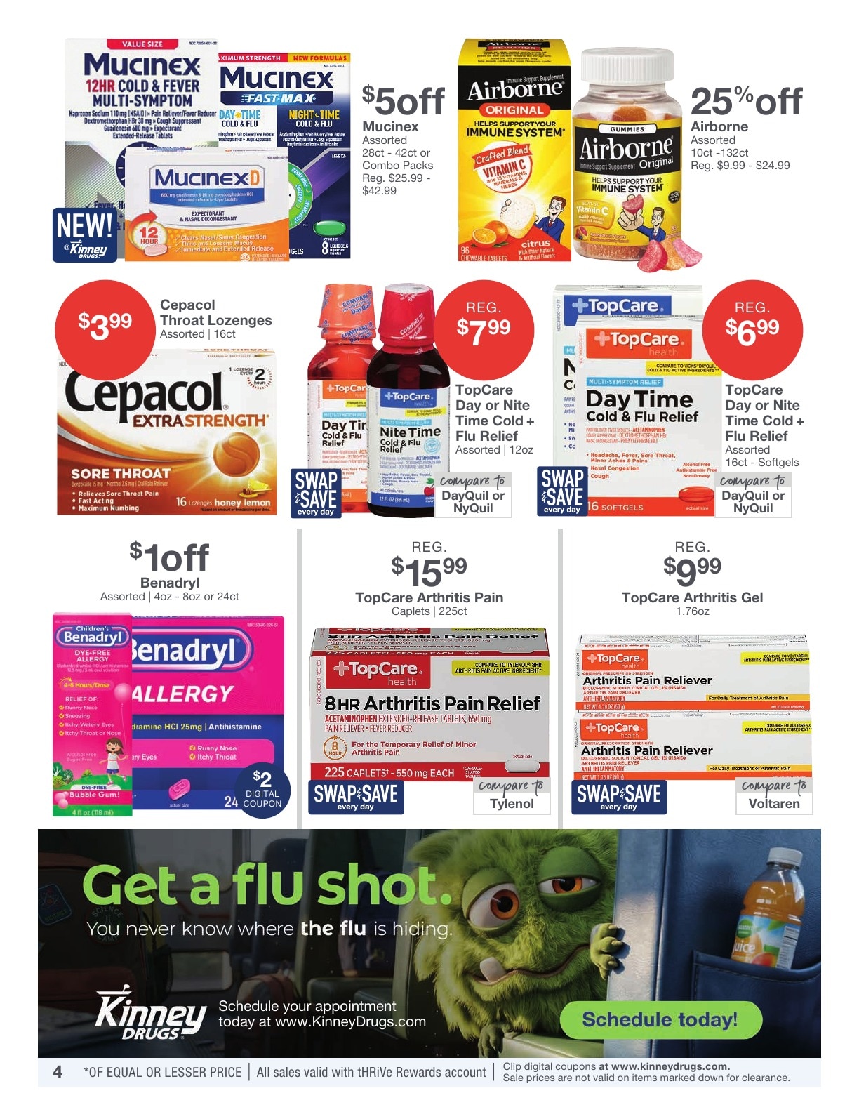Kinney Drugs Weekly Ad October 18 - 24, 2026