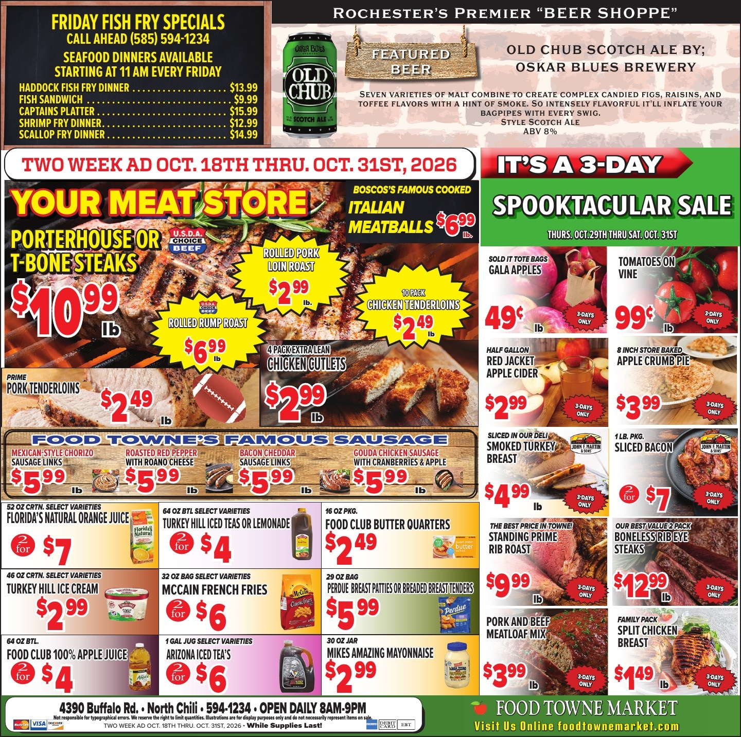 Food Towne Market Weekly Ad October 18 - 31, 2026