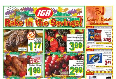 Mackinaw IGA (100 N. Main St., Mackinaw, IL) Weekly Ad October 18 - 24, 2026