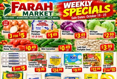 Farah International Market Weekly Ad October 19 - 25, 2026