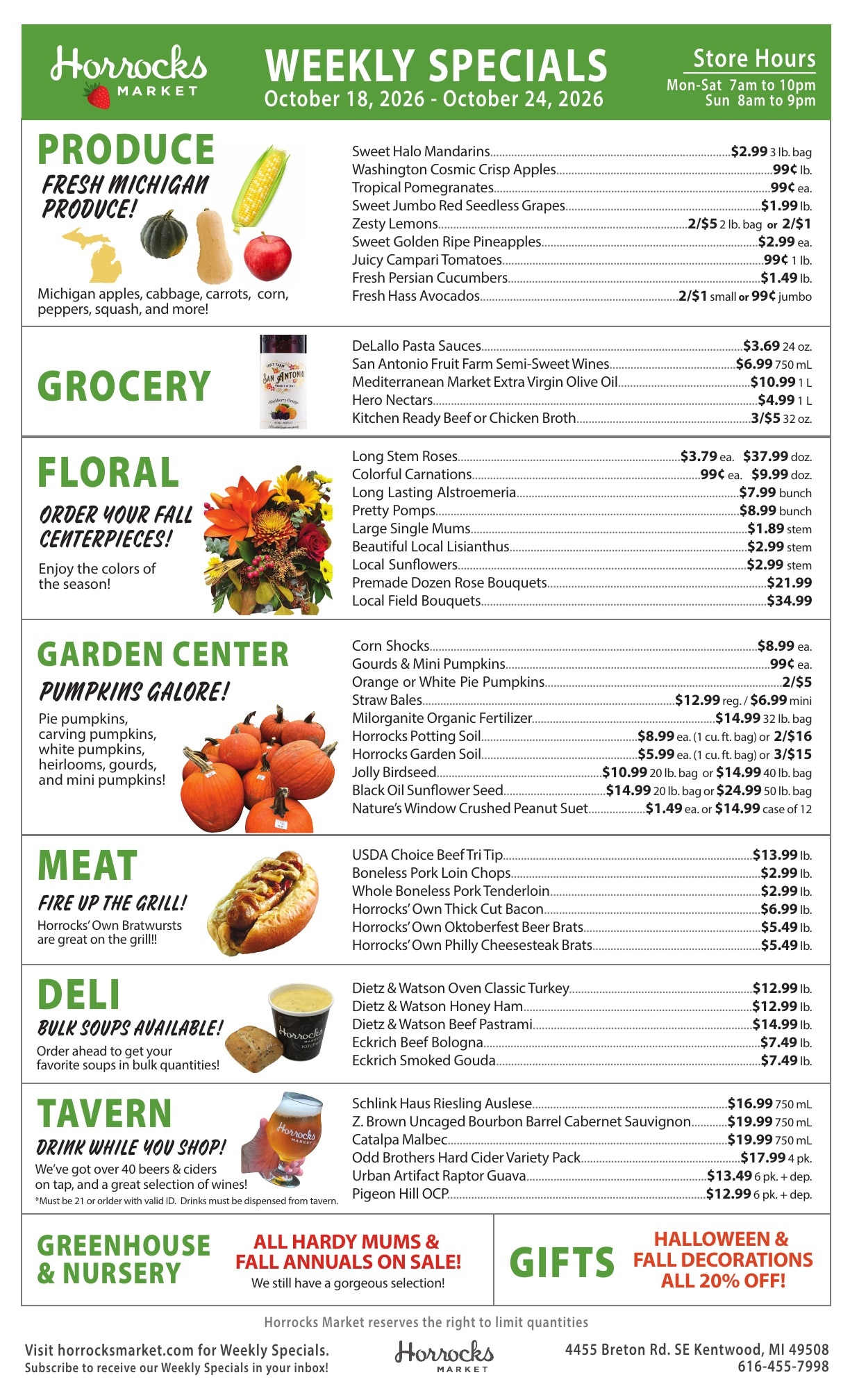 Horrocks Market Weekly Ad October 18 - 24, 2026