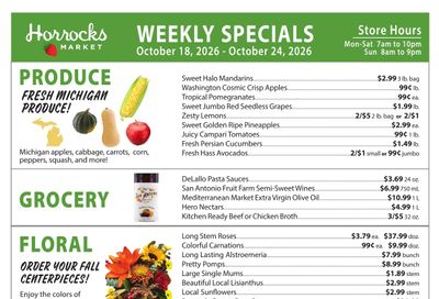 Horrocks Market Weekly Ad October 18 - 24, 2026