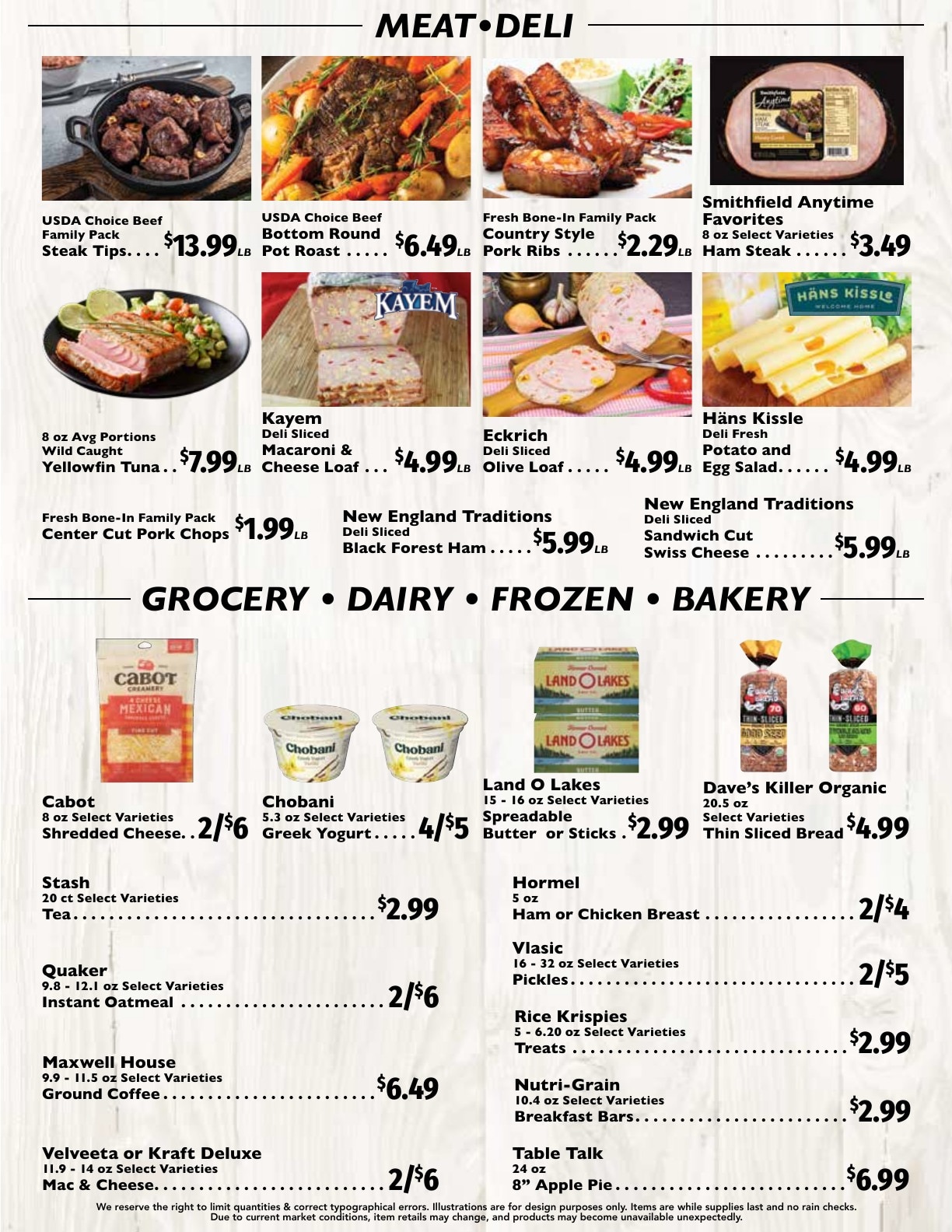 Buddies Meats & Groceries Weekly Ad October 19 - 25, 2026