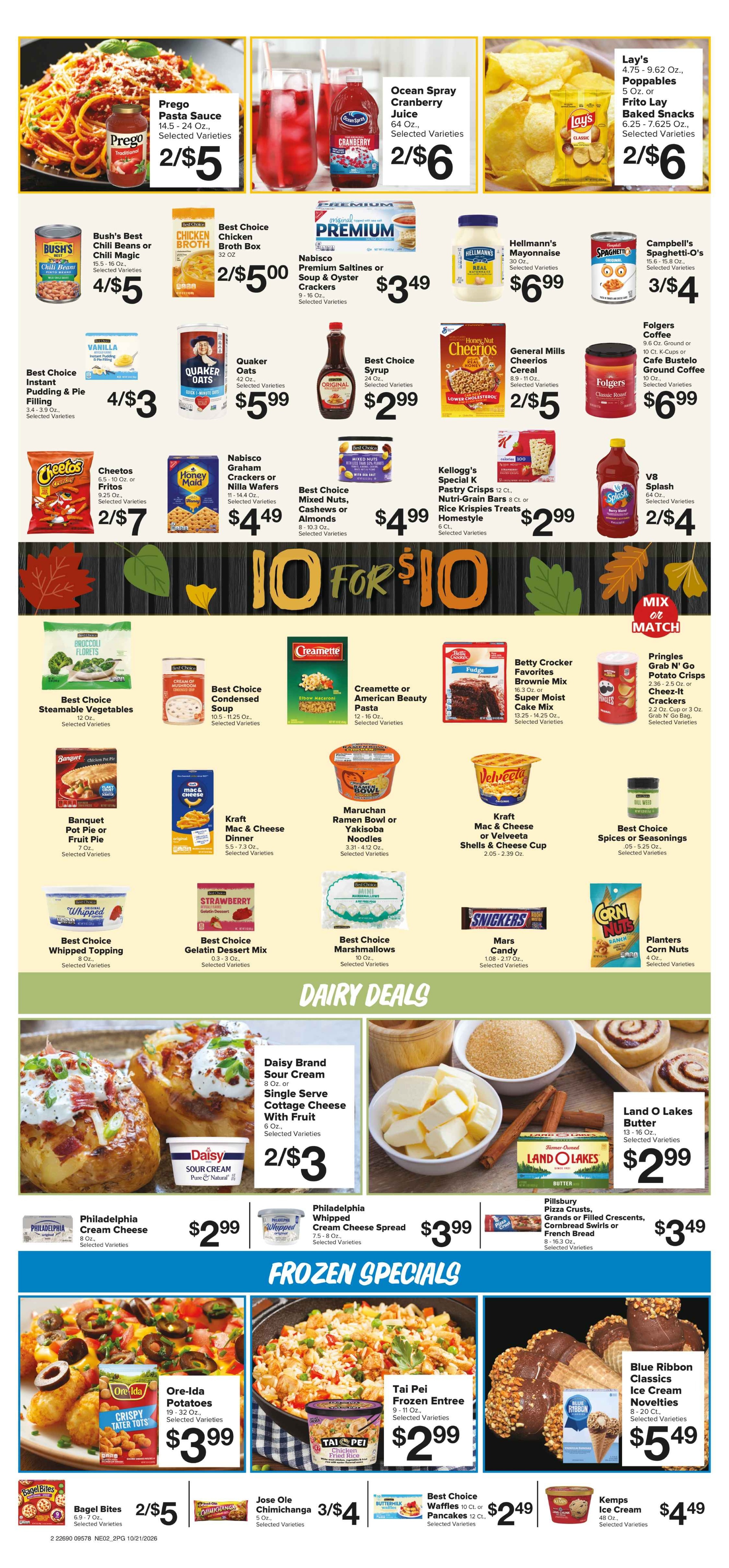 Cambridge Super Market Great Deals This Week! Weekly Ad October 19 - 24, 2026