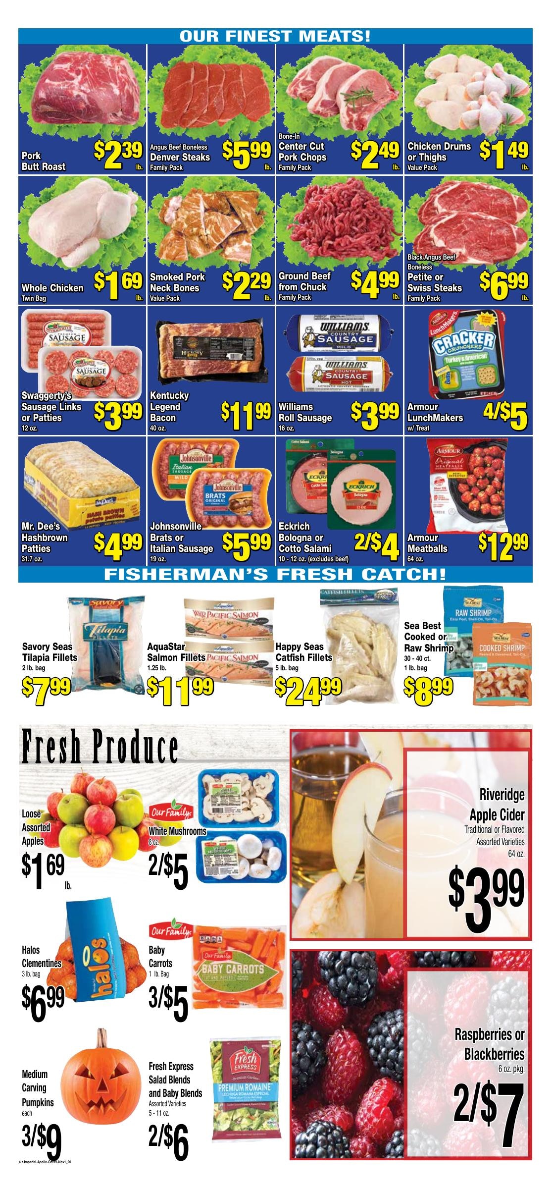 Apollo Market Place (20250 West Seven Mile Road, Detroit, MI) Weekly Ad October 19 - November 1, 2026