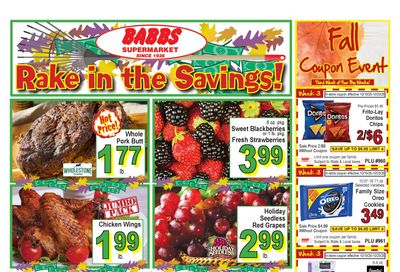 Babbs Supermarket Weekly Ad October 19 - 25, 2026