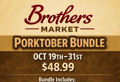 Brothers Market (1400 G Ave., Grundy Center, IA) Porktober Bundle Weekly Ad October 19 - 31, 2026