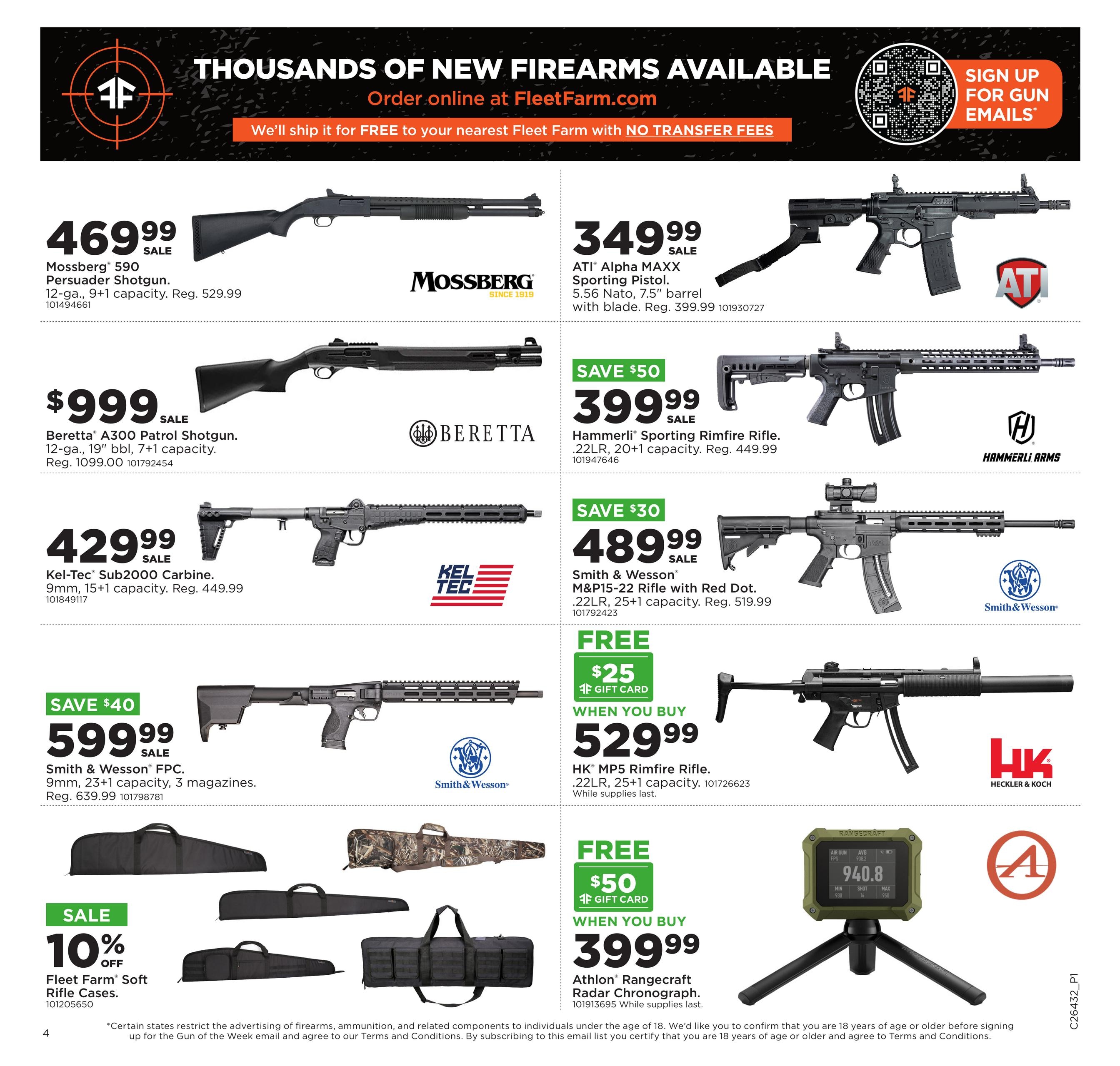 Fleet Farm Range Ready Weekly Ad October 19 - 25, 2026