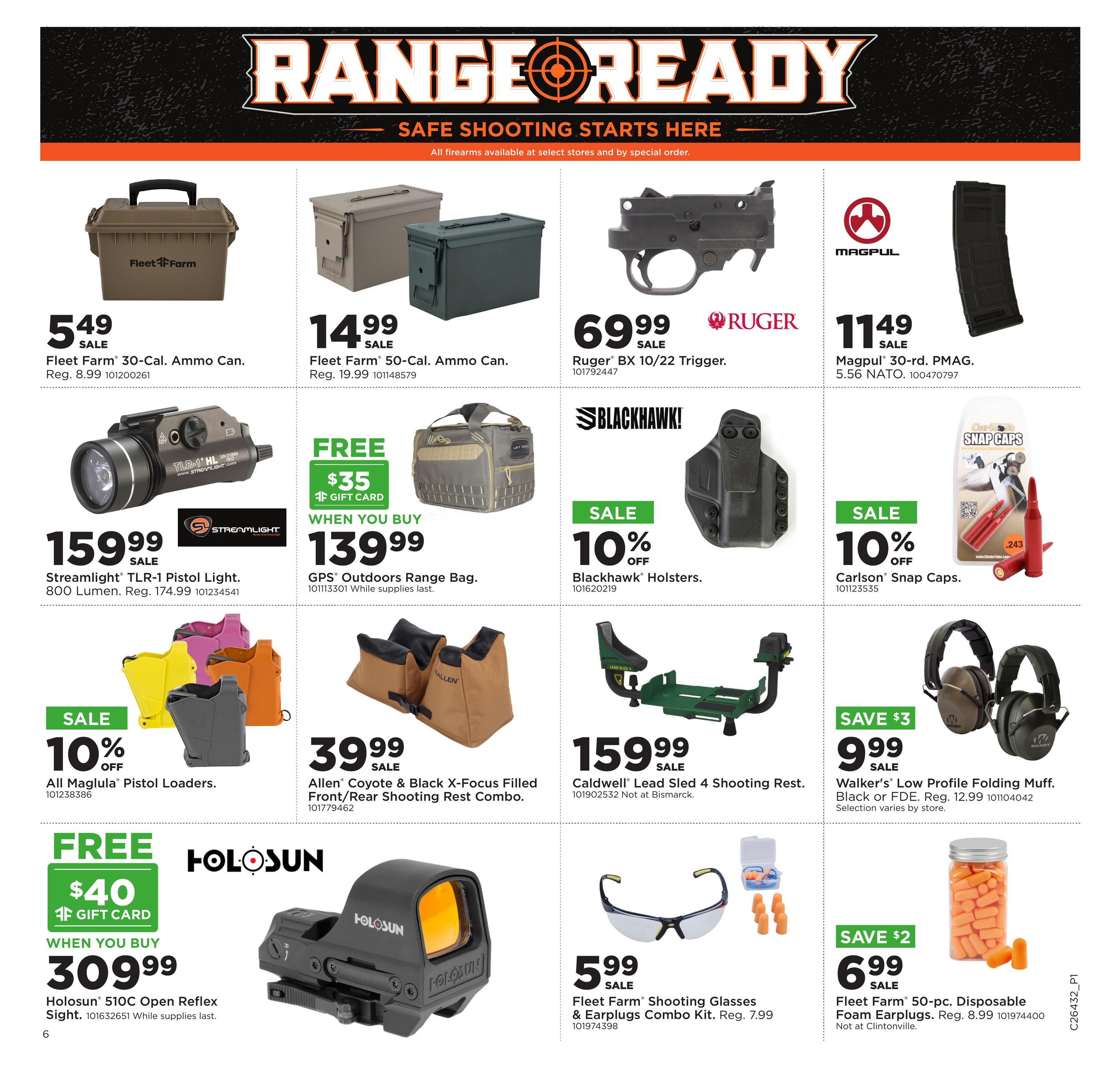 Fleet Farm Range Ready Weekly Ad October 19 - 25, 2026
