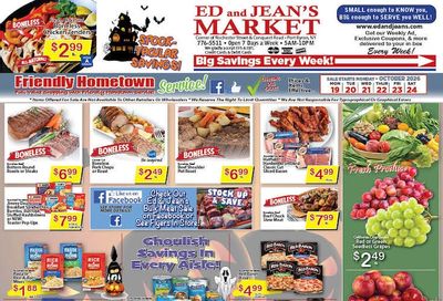 Ed and Jean's Market Weekly Ad October 19 - 24, 2026