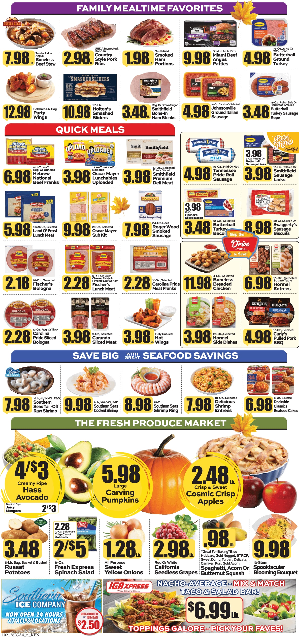 Ken's IGA Weekly Ad October 19 - 25, 2026