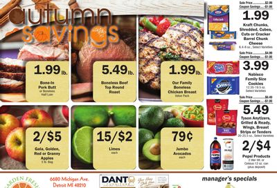 Garden Fresh Marketplace Weekly Ad October 19 - November 1, 2026