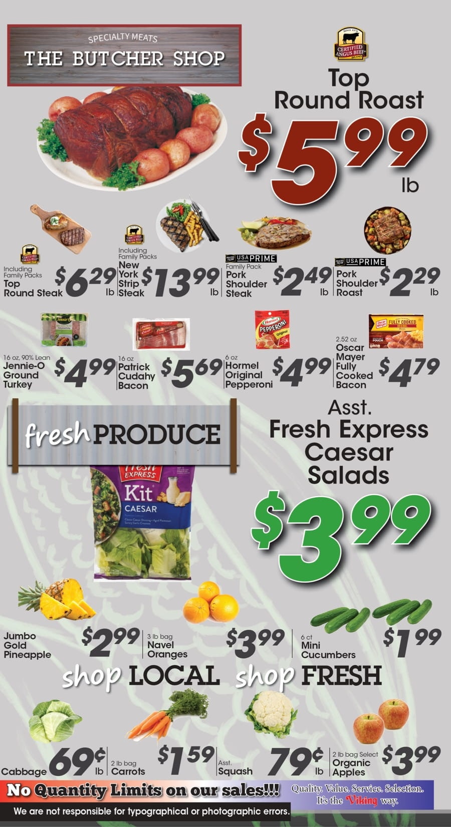 Viking Village Foods Weekly Ad October 19 - 25, 2026