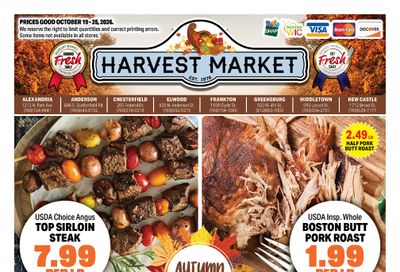 Harvest Supermarkets Weekly Ad October 21 - 27, 2026