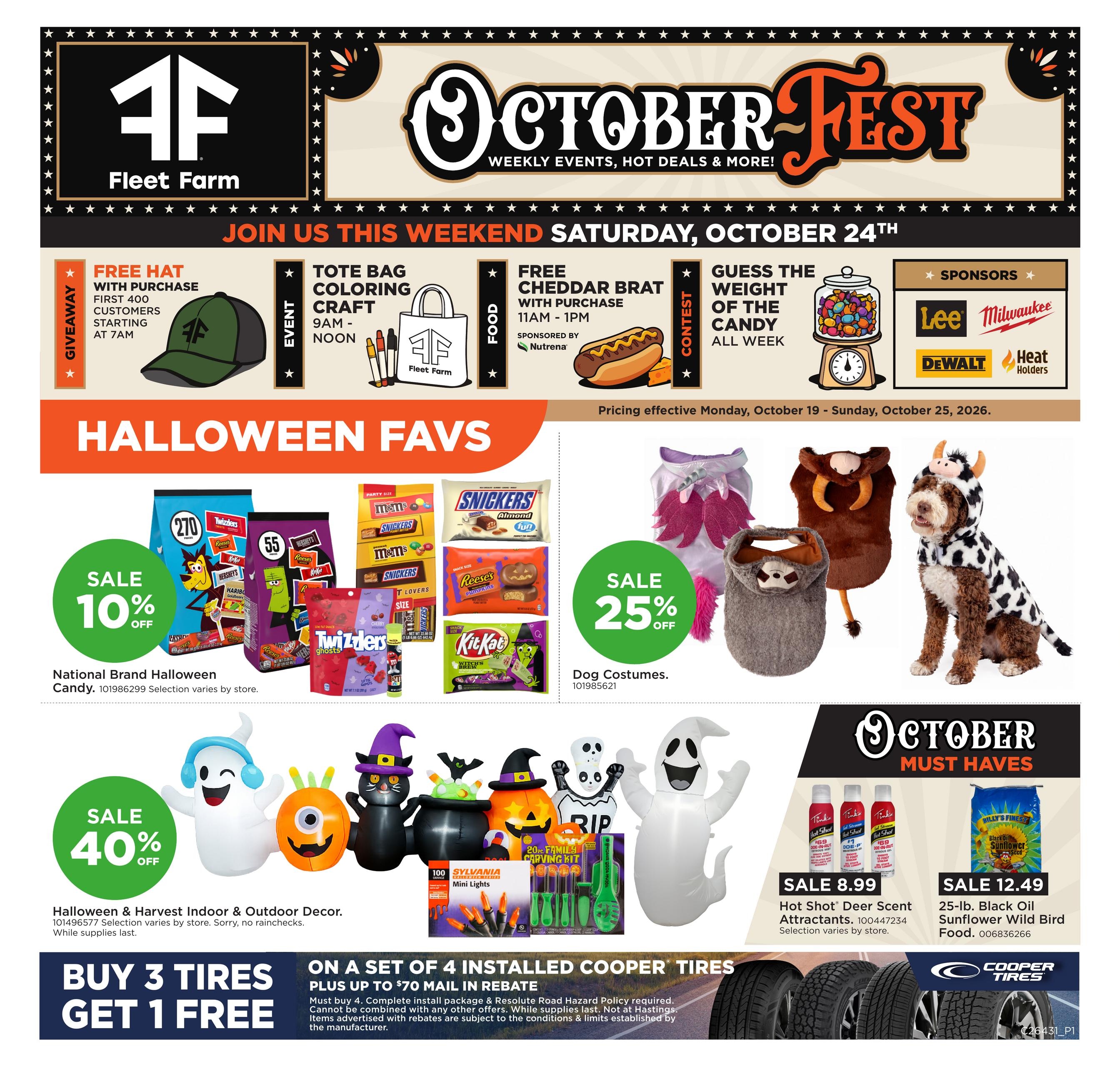 Fleet Farm Weekly Ad October 19 - 25, 2026
