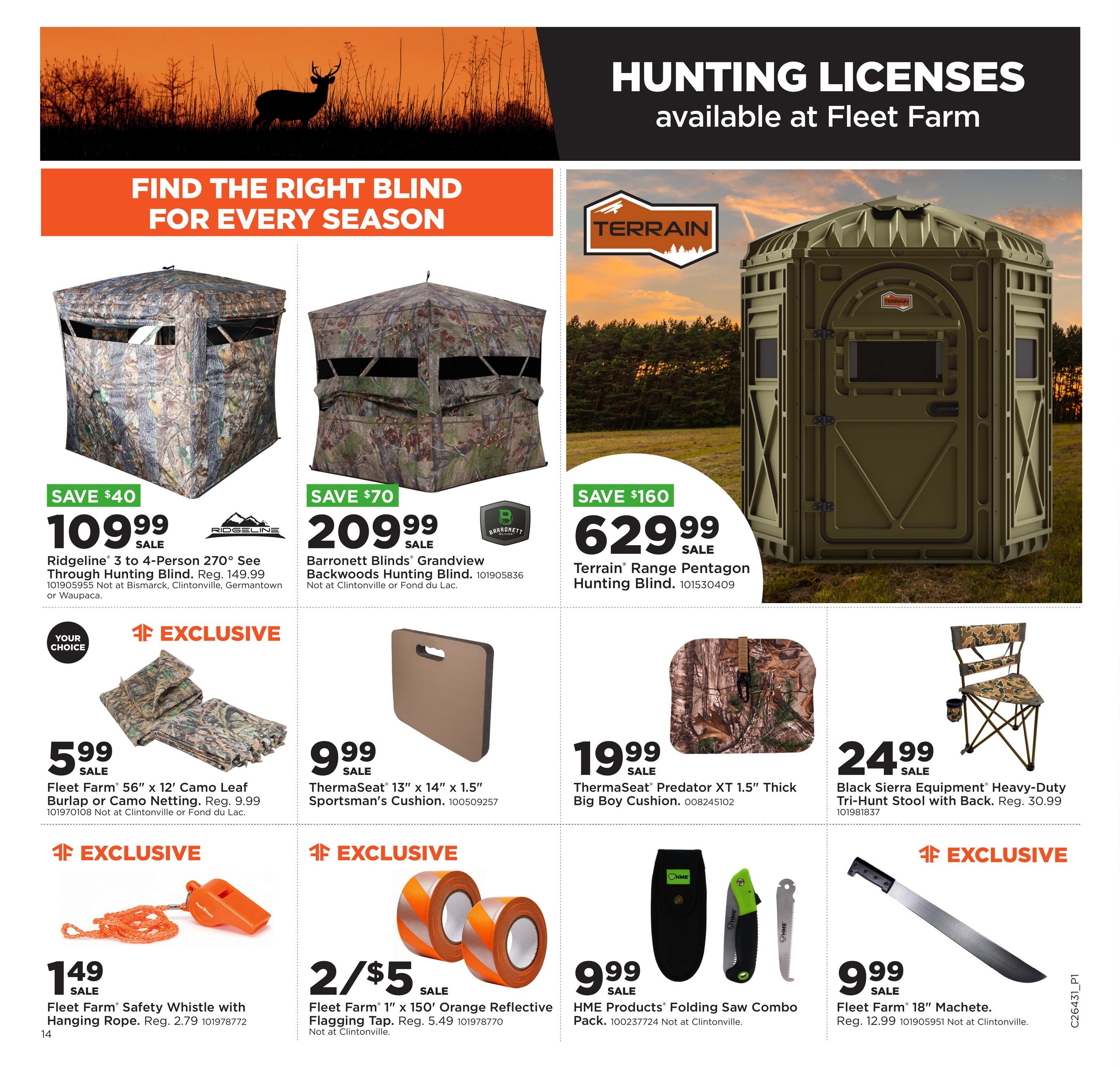 Fleet Farm Weekly Ad October 19 - 25, 2026