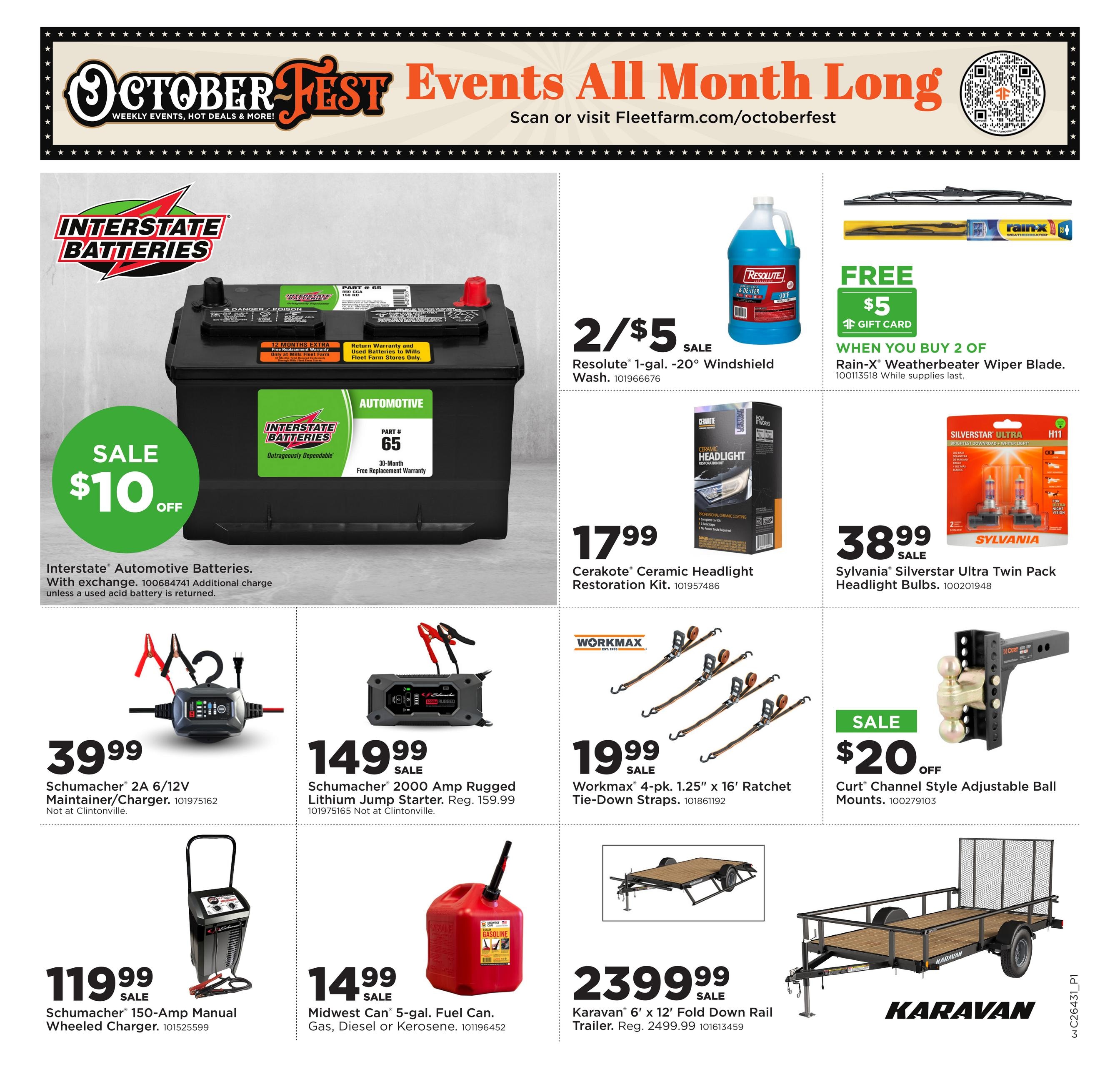 Fleet Farm Weekly Ad October 19 - 25, 2026