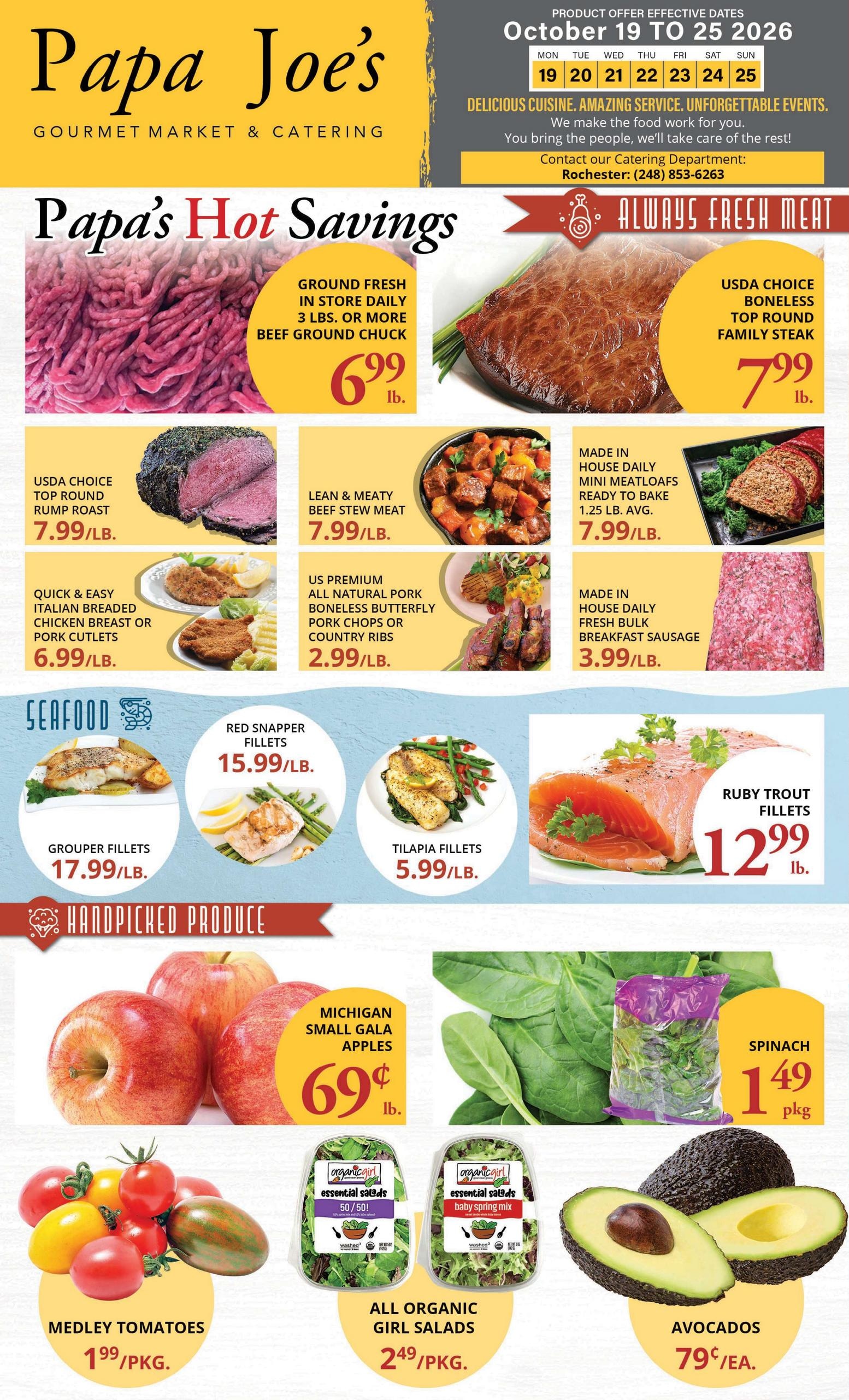 Papa Joe's Market Weekly Ad October 19 - 25, 2026