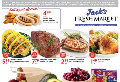 Jack's Fresh Market Weekly Ad October 19 - 25, 2026