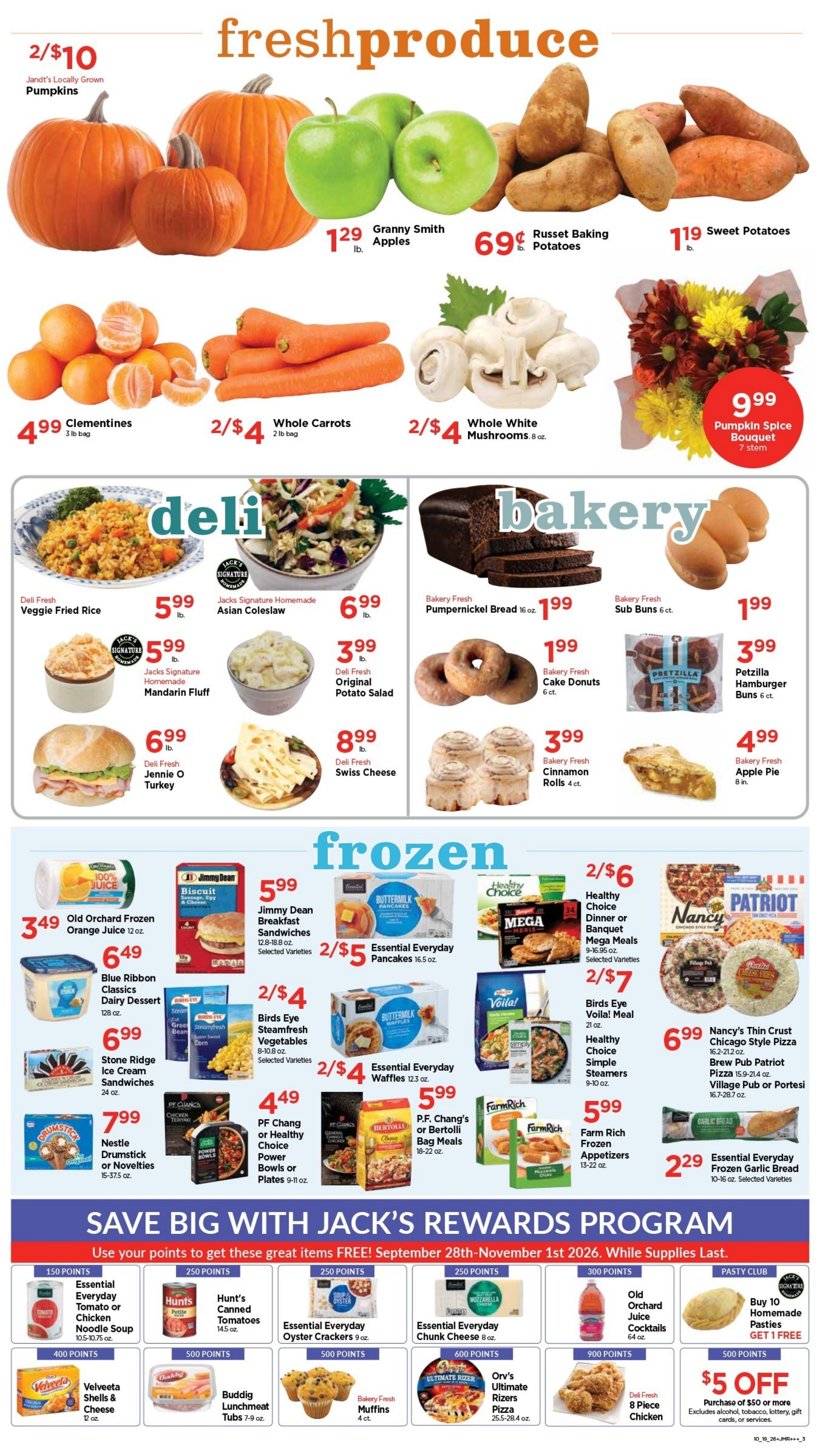 Jack's Fresh Market Weekly Ad October 19 - 25, 2026