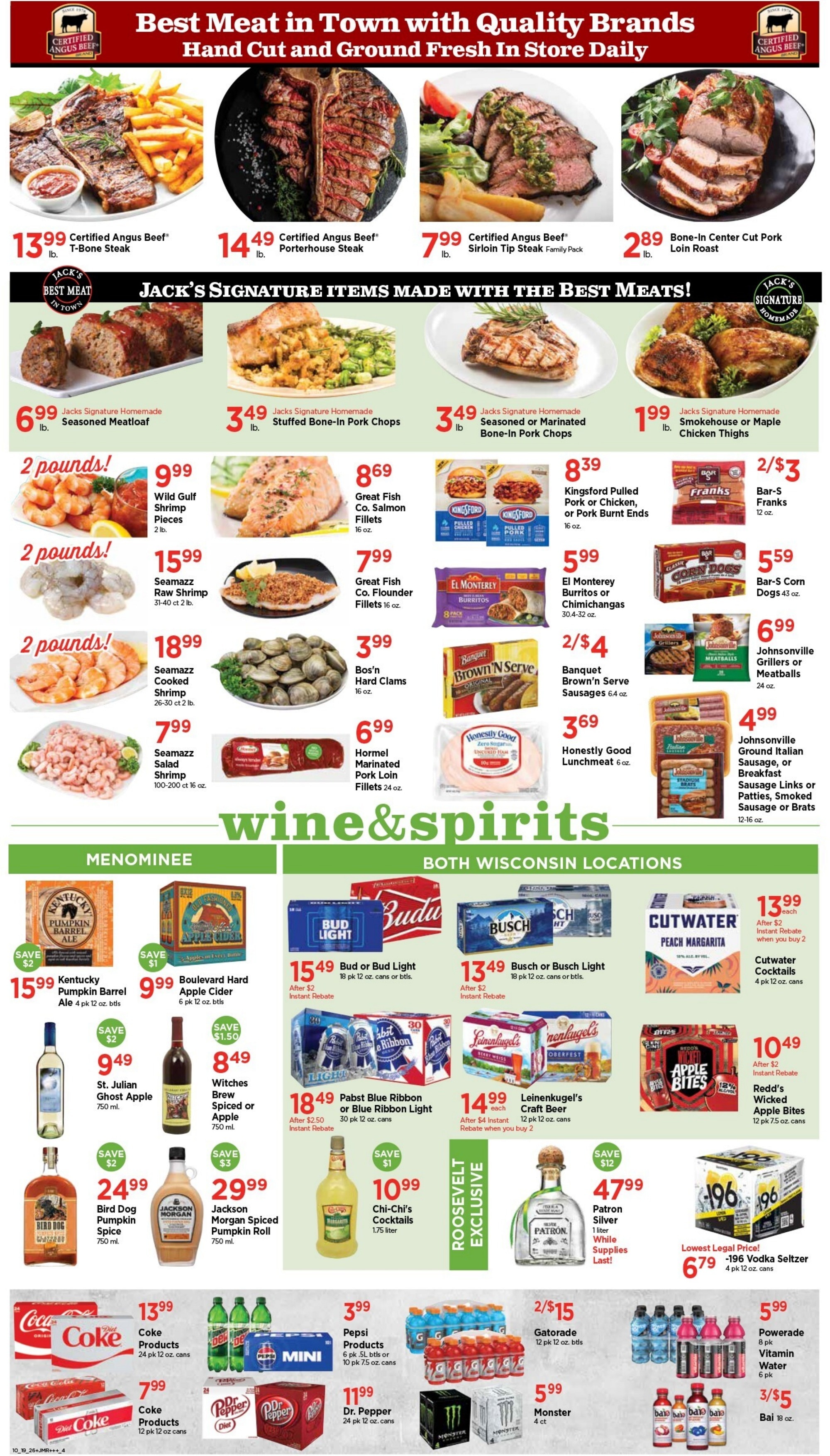 Jack's Fresh Market Weekly Ad October 19 - 25, 2026