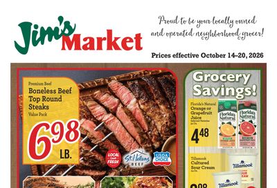 Jim's Market Weekly Ad October 14 - 20, 2026