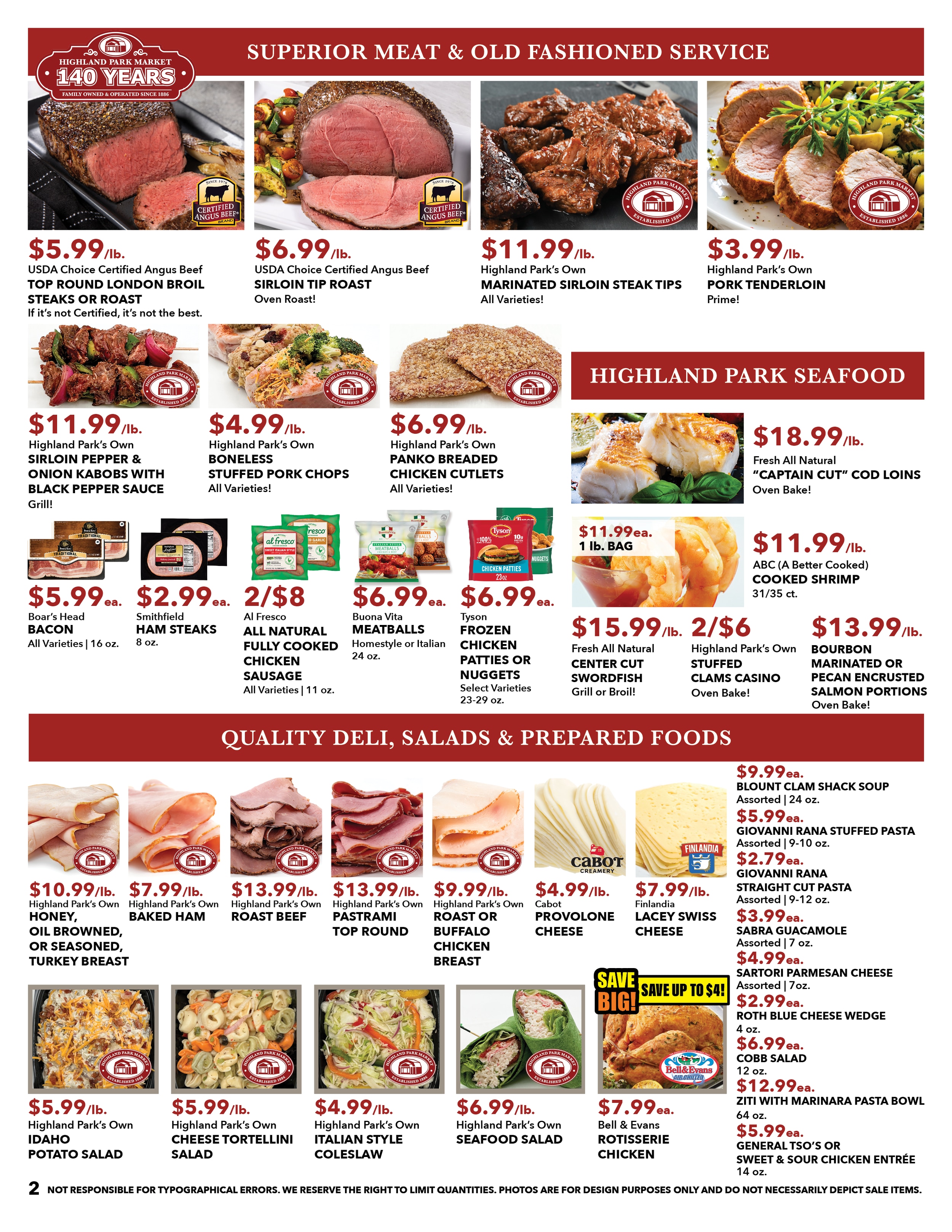 Highland Park Market (Connecticut) Weekly Ad October 25 - 31, 2026