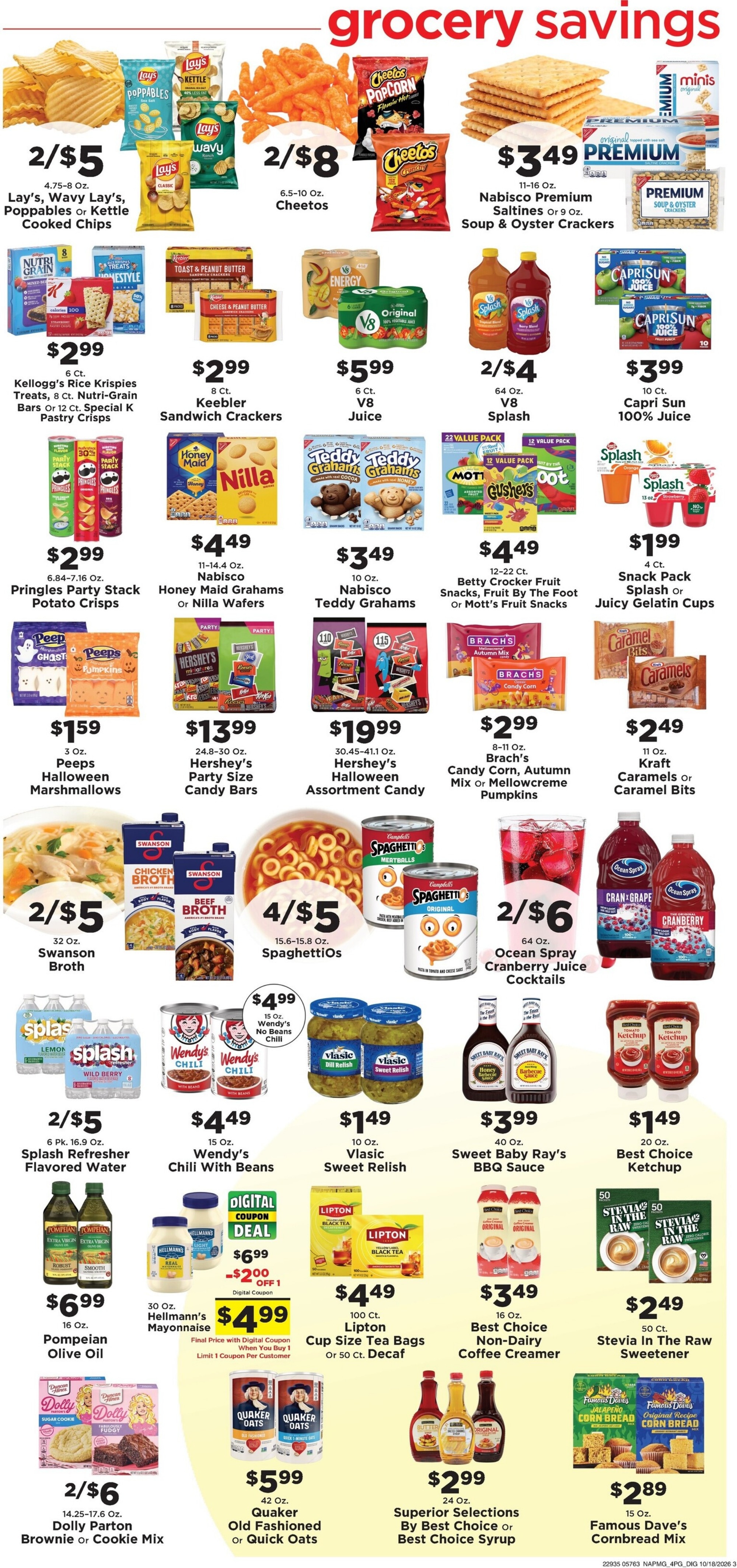 Taylorsville Country Mart Weekly Ad October 19 - 25, 2026