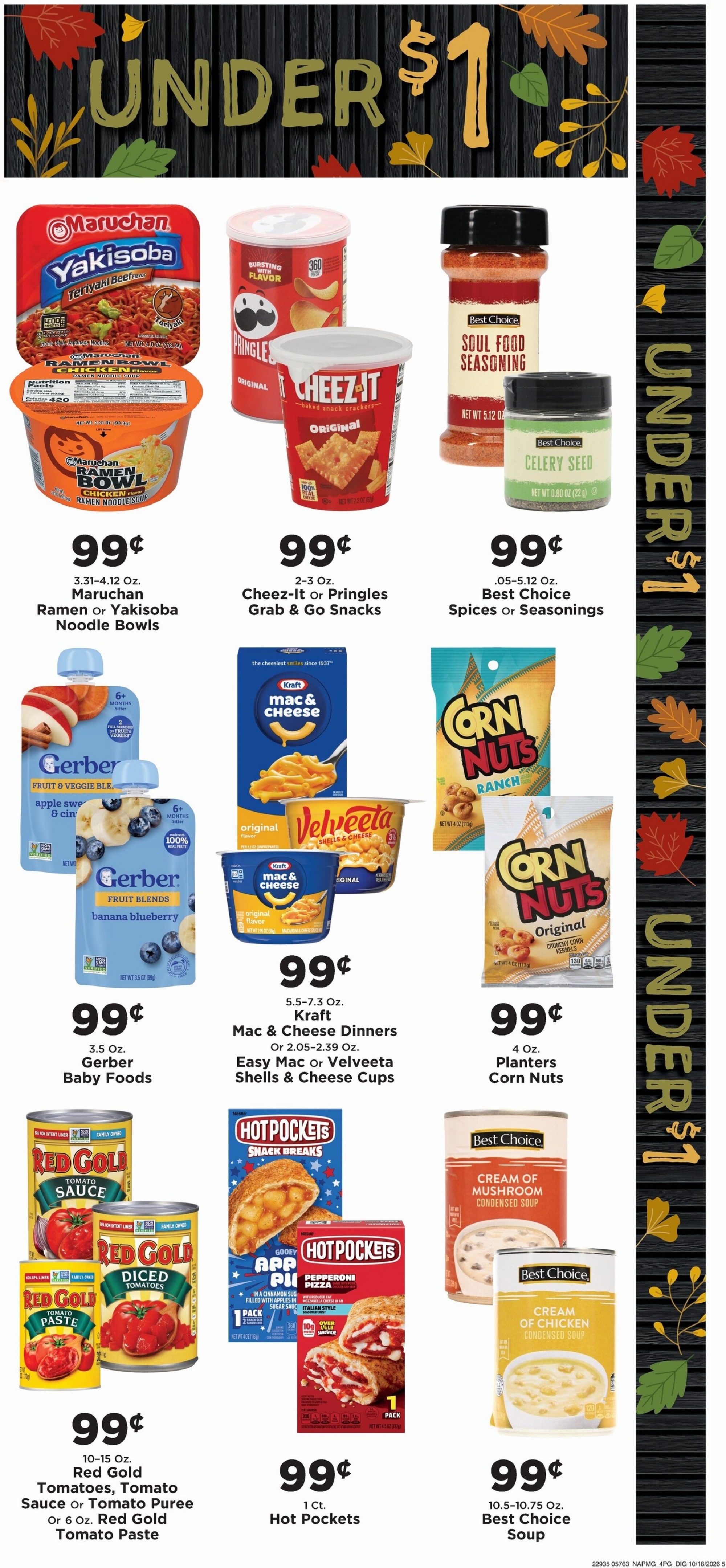 Taylorsville Country Mart Weekly Ad October 19 - 25, 2026