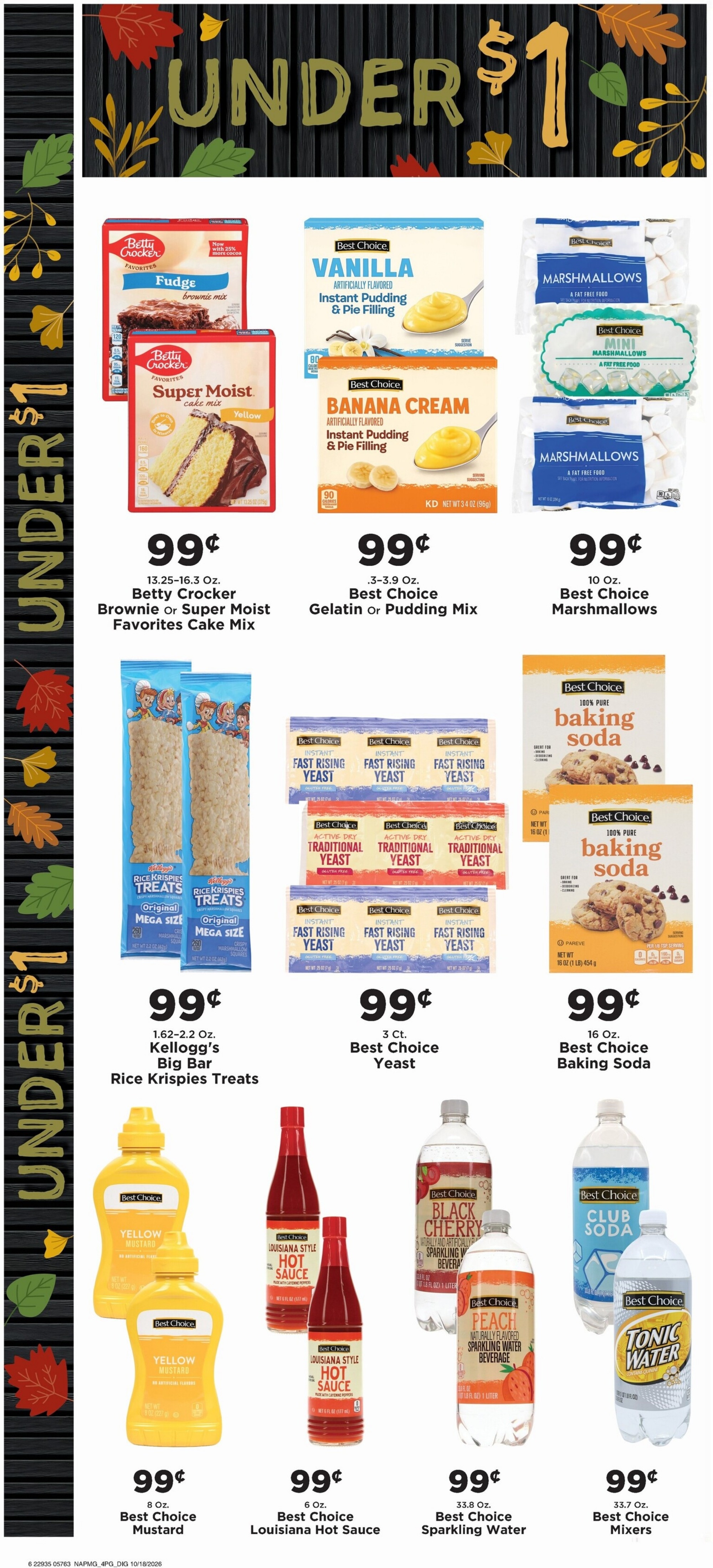 Taylorsville Country Mart Weekly Ad October 19 - 25, 2026