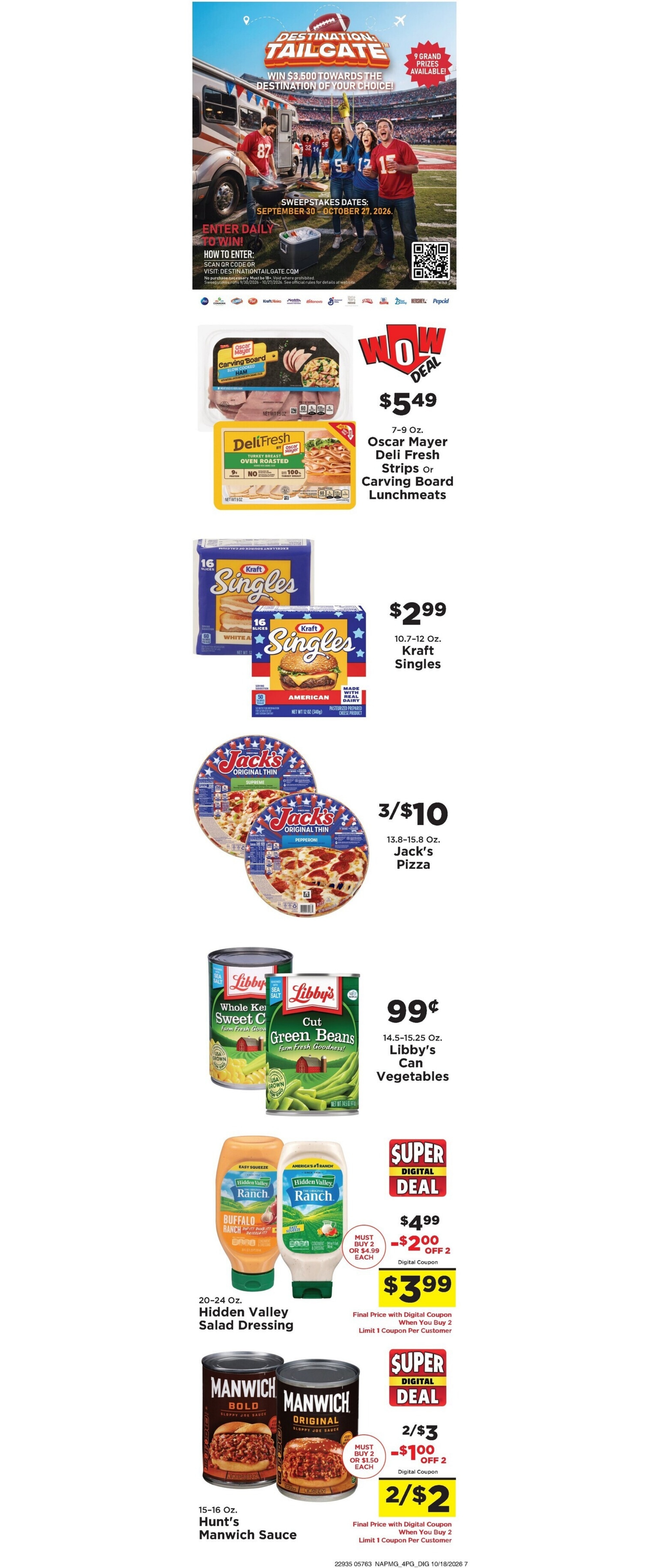 Taylorsville Country Mart Weekly Ad October 19 - 25, 2026