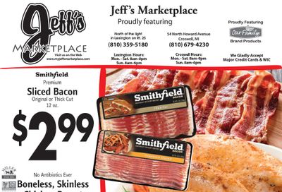 Jeff's Market Weekly Ad October 19 - 25, 2026