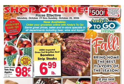 Andy's IGA Foodliner (Houlton, ME) Weekly Ad October 19 - 25, 2026