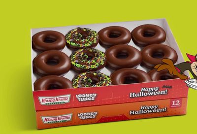 Krispy Kreme: $5 Taz™ Chocolate Original Glazed Dozen with Any Dozen Purchase
