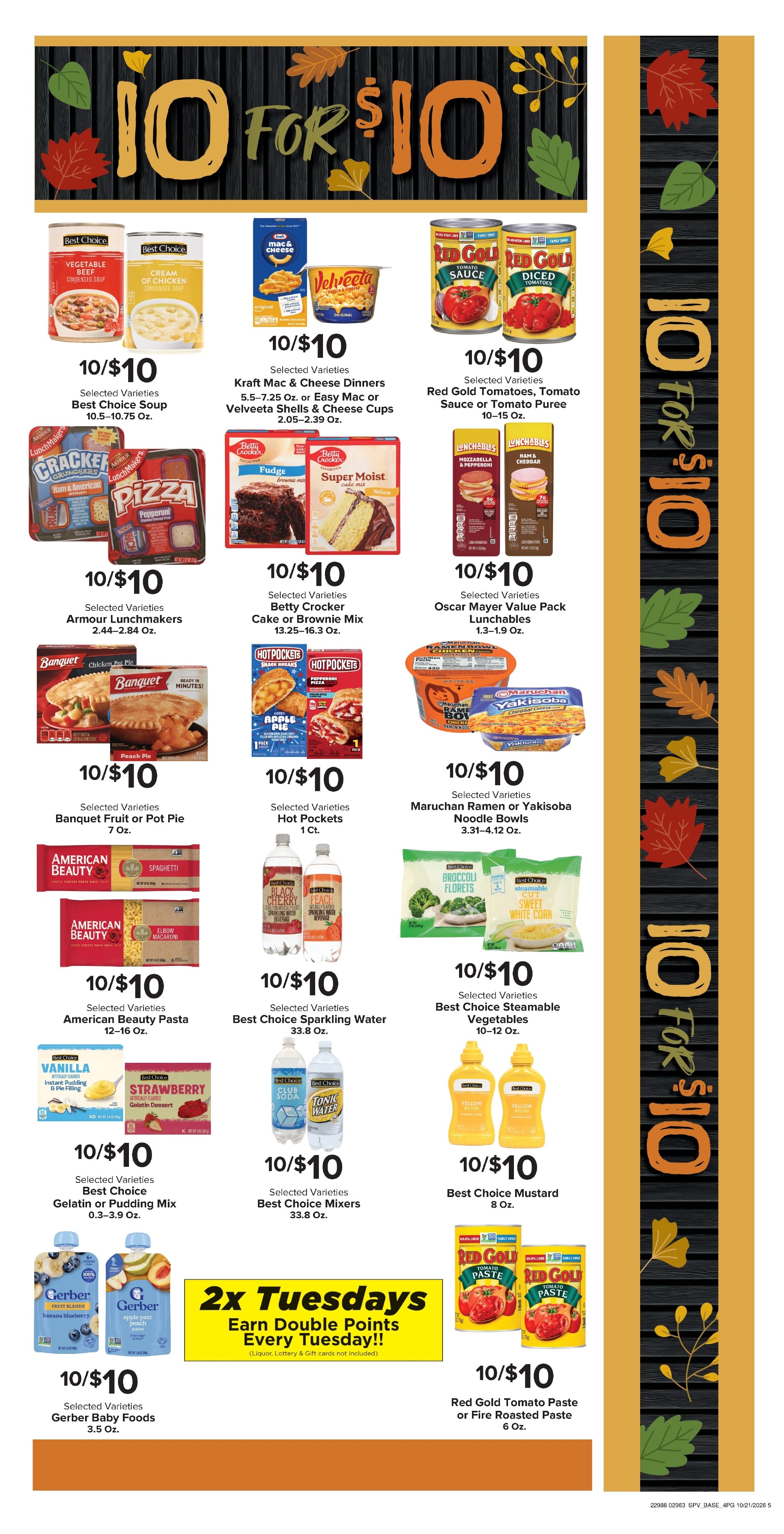 Your Country Mart Weekly Ad October 21 - 27, 2026