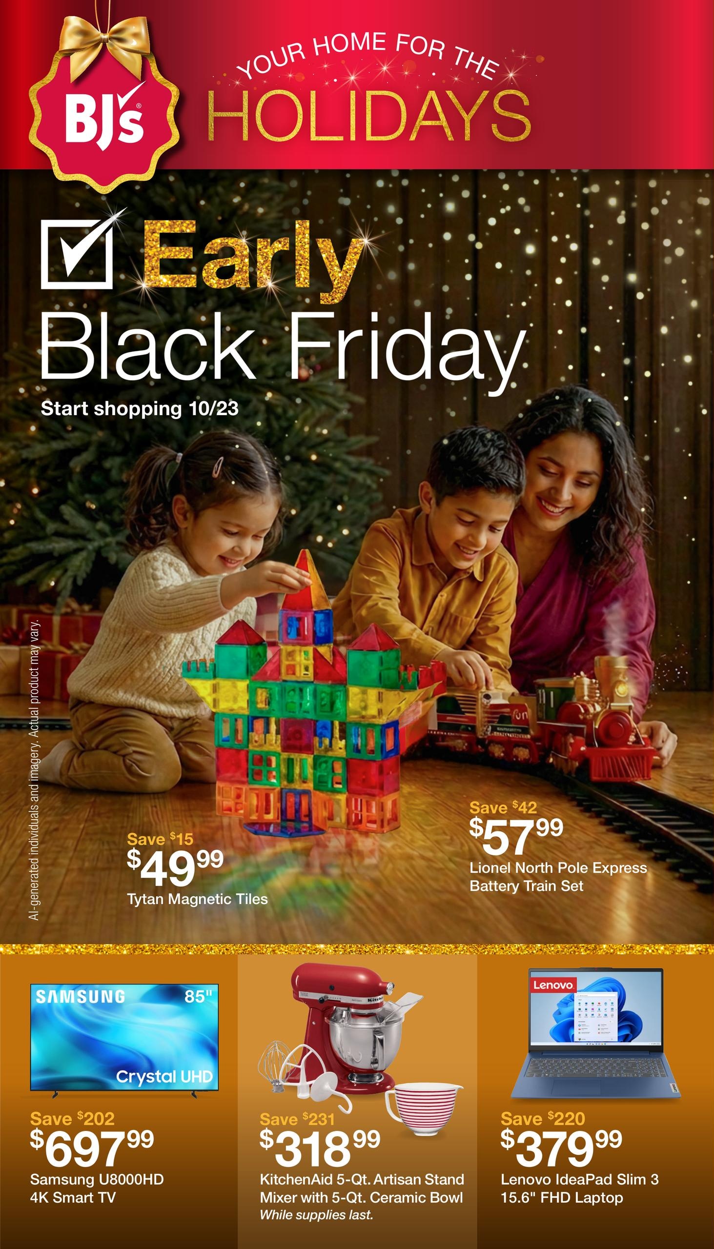 BJ's Wholesale Club Early Black Friday Weekly Ad October 23 - November 15, 2026