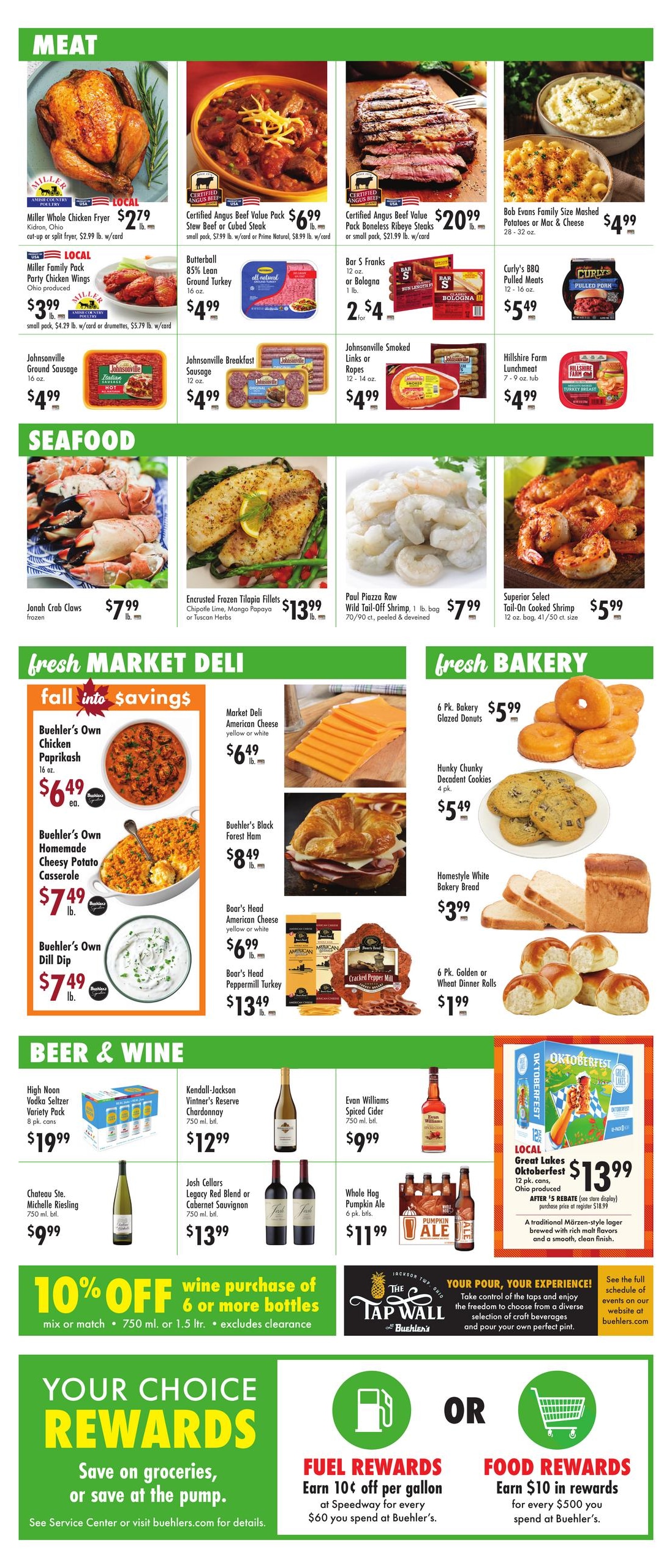 Buehler's Fresh Foods Weekly Ad October 21 - 27, 2026