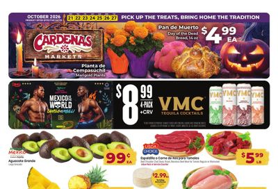 Cardenas Markets (Antioch Area, CA) Weekly Ad October 21 - 27, 2026