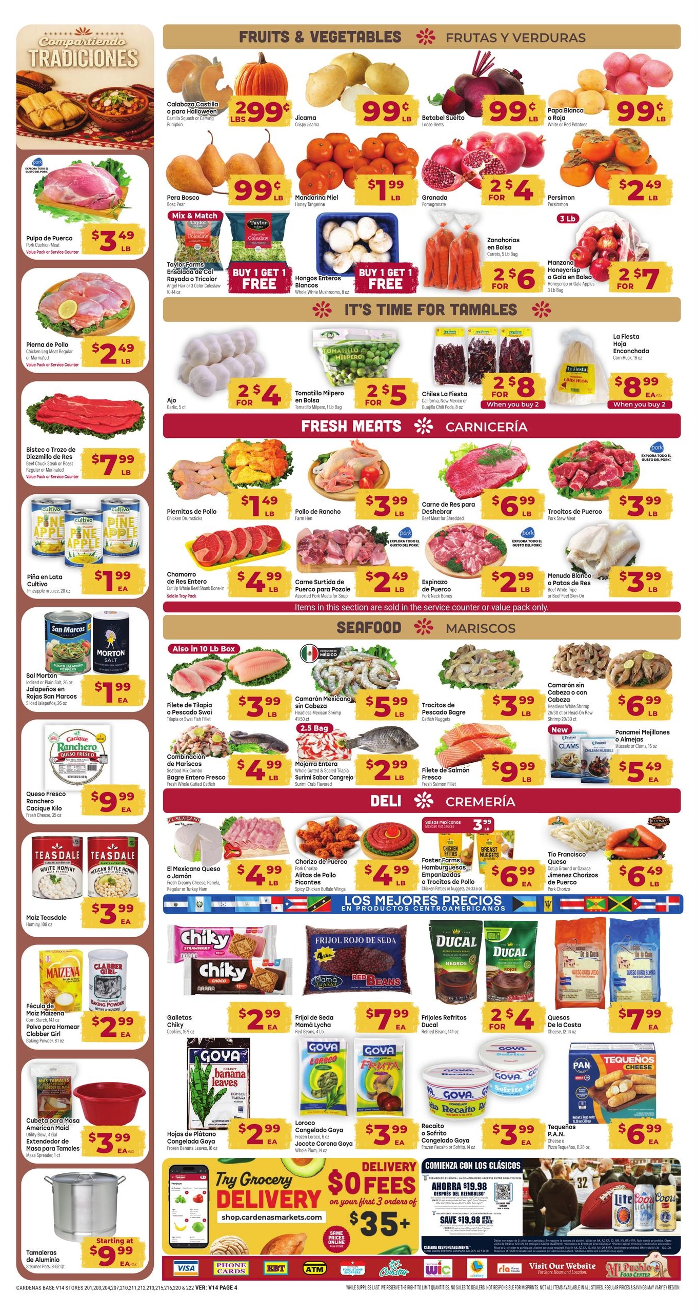 Cardenas Markets (Antioch Area, CA) Weekly Ad October 21 - 27, 2026