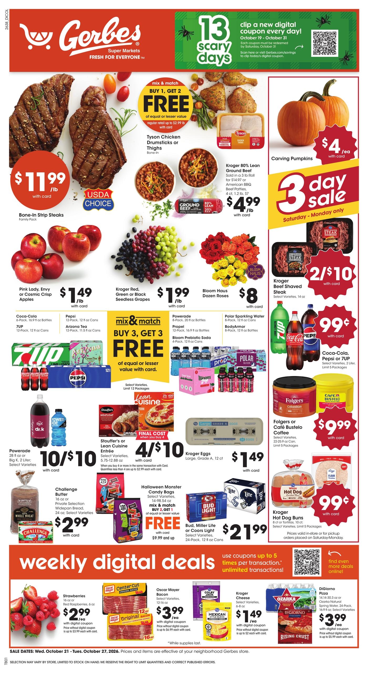Gerbes (Columbia-Jefferson City Area, MO) Weekly Ad October 21 - 27, 2026