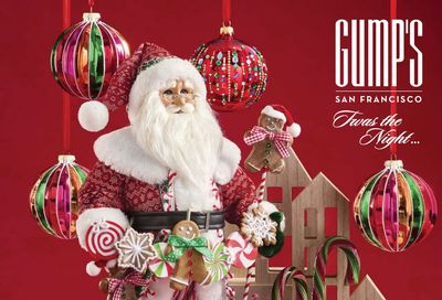 Gump's Holiday Catalog Drop 2 Weekly Ad September 1 - December 31, 2026