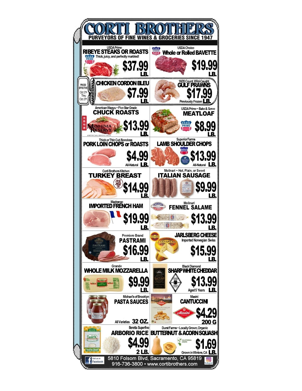 Corti Brothers Weekly Ad October 21 - 27, 2026