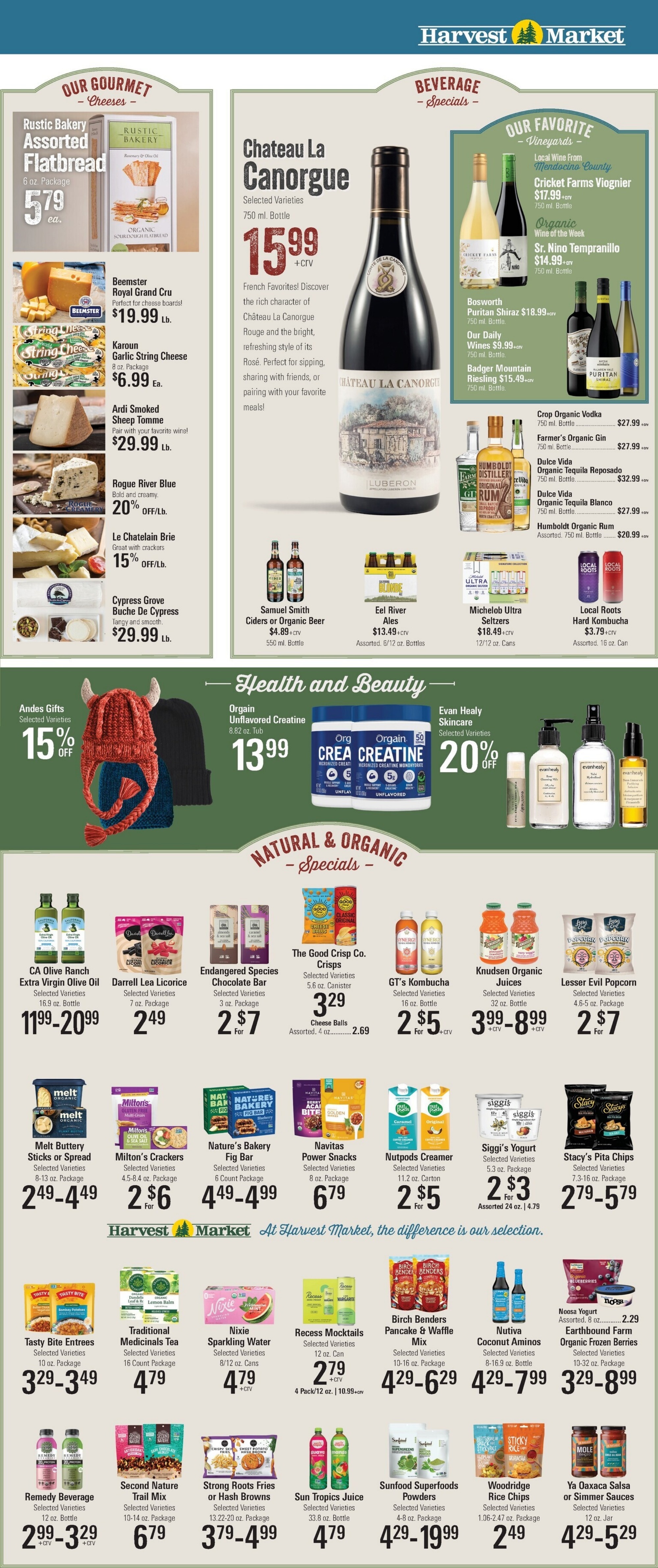 Harvest Market Fort Bragg Weekly Ad October 20 - 27, 2026