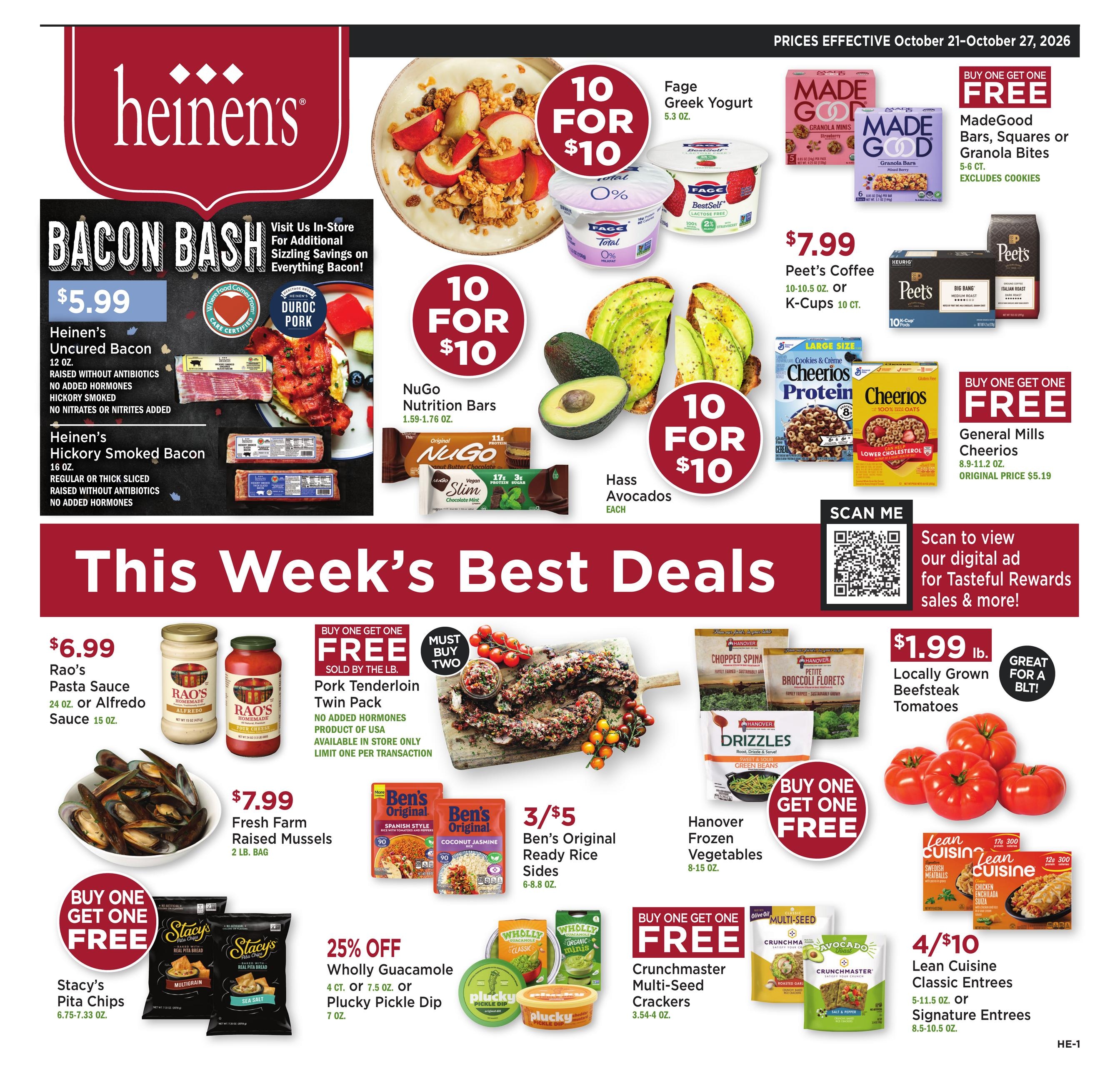 Heinen's Grocery Store (Akron Area, OH) Weekly Ad October 21 - 27, 2026