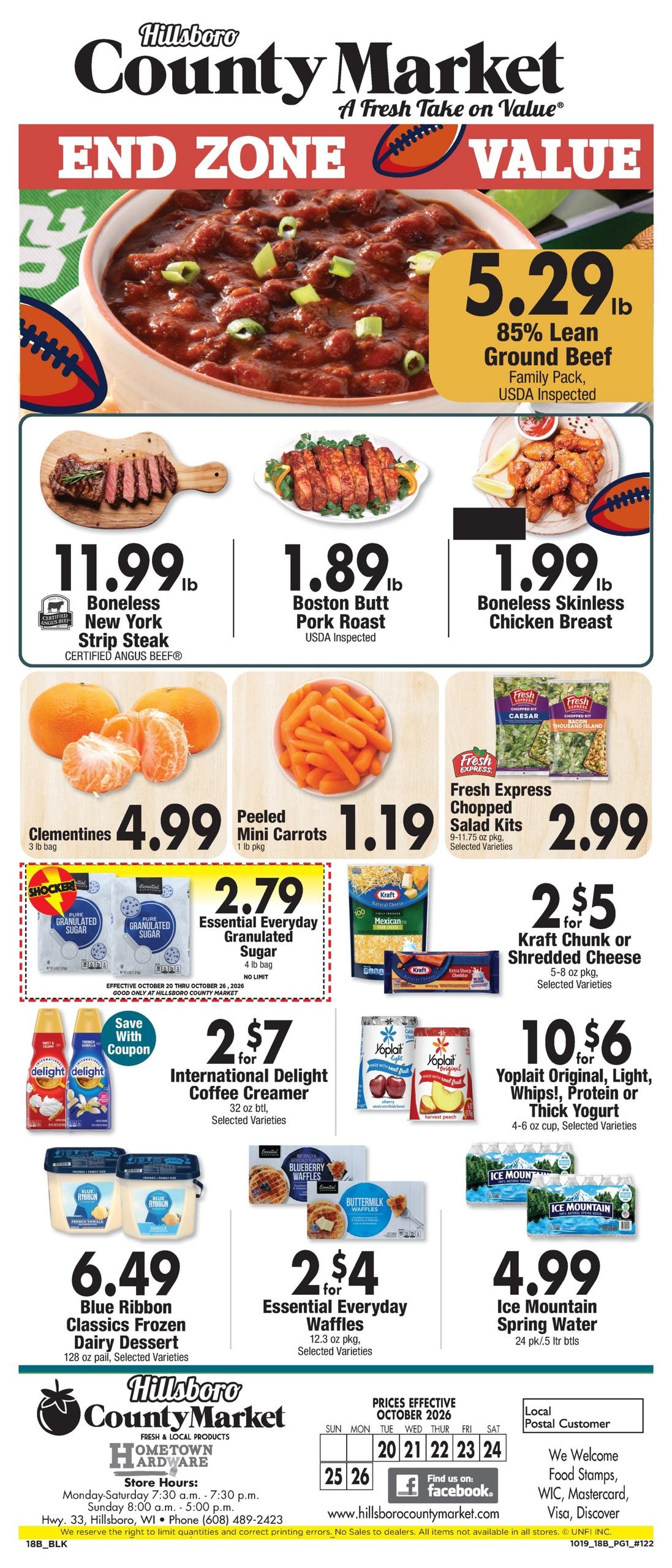 Hillsboro County Market Weekly Ad October 20 - 26, 2026